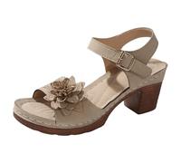 Sandali estivi da uomo in gomma, da donna, alla moda, robusti, ideali per avventure in città e viaggi, con suola flessibile e look alla moda, per esplorazioni, comodi da donna, bianco, 37 EU Larga