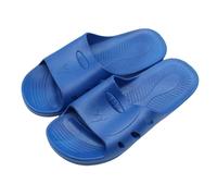 Sandali estivi da uomo in PVC antistatici adatti per l'uso all'aperto versatili e casual sandali da spiaggia pantofole da uomo larghe, Blu scuro, 39 EU