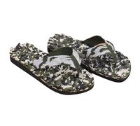 Sandali Estivi da Uomo, Ortopediche Ciabatte con Stampa Mimetica Infradito Suola Antiscivolo Pantofole, Punta Aperta Sandalo a Fondo Piatto Ciabatta Comoda Leggera Scarpe per Il Tempo Libero