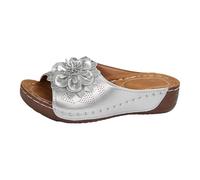 Sandali Estivi Donna Ortopediche Scarpe Estive Eleganti Comodi Antiscivolo Ciabatte Leggeri Morbido Pianta Larga Sandalo Per Fascite Plantare Infradito Basso Spiaggia Doccia Gomma Pantofole Offerta