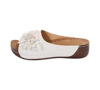 Sandali Estivi Donna Ortopediche Scarpe Estive Eleganti Comodi Antiscivolo Ciabatte Leggeri Morbido Pianta Larga Sandalo Per Fascite Plantare Infradito Basso Spiaggia Doccia Gomma Pantofole Offerta