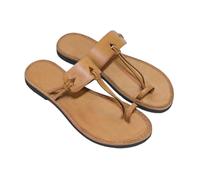 Sandali Estivi Ortopedici con Anello per Le Dita dei Piedi,Infradito Vintage da Donna per Fascite Plantare,Pantofole Antiscivolo per Alleviare Il Dolore Dell'alluce Valgo(Yellow,39 EU)