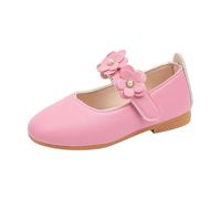 Sandali Estivi per Bambine con Perle Nastro e Scarpe Casuali Leggere con Suola Piatta e Chiusura a Ideali per Gioco e Tempo Libero (22.5 Toddler)