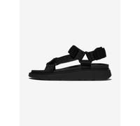 Sandali FitFlop Gen-FF Adjustable Webbing Leather nero scuro donna - 37