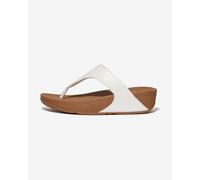 Fitflop Lulu Leather Flip Flops Bianco EU 38 Donna