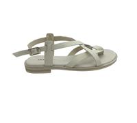 Sandali Frau donna infradito con fascette in pelle 86M2 Off White