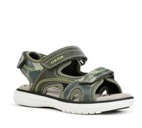 Sandali Geox Maratea con doppio strappo verde militare