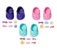 BABY born Scarpe con spille 832837 - Scarpe con spille decorative per bambole fino a 43 cm - Disponibili in quattro colori assortiti, un paio in dotazione - Età: 3+ anni