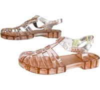 Sandali in gomma da donna,sandali in plastica unisex,scarpe classiche con fibbia trasparente da donna,scarpe da spiaggia in cristallo (Sandalen2,40EU)