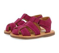Sandali in pelle fucsia tipo granchio per bambino cabixi, Fucsia, 22 EU