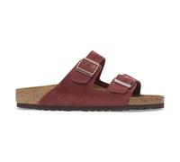 Sandali in pelle scamosciata Birkenstock Arizona Rouge 41 Stretto