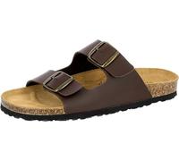 SANDALI IN PELLE UOMO MARRONE SCURO LUMBERJACK tipo birkenstock