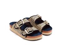 Sandali in Rafia con Fibbie Pershing