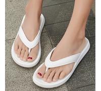 Sandali infradito da donna alla moda per uso all'aperto, ciabatte infradito di colore unito antiscivolo per la spiaggia e le vacanze EUR36-37,EUR38-39,EUR40-41,EUR42-43,EUR44-45