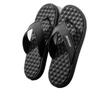 Sandali infradito da uomo di grandi dimensioni, infradito da spiaggia da uomo, sandali da spiaggia antiscivolo comodi da viaggio, Nero , 47.5 EU