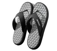 Sandali infradito da uomo di grandi dimensioni, infradito da spiaggia da uomo, sandali da spiaggia antiscivolo comodi da viaggio, Grigio, 40 2/3 EU