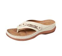Sandali Infradito Donna con Zeppa Comoda, Modello con Supporto Plantare, Ideali per Passeggiate e Uso Quotidiano, Adatti a Chi Cerca Comfort e Stile per permetterti di Camminare Senza affaticamento