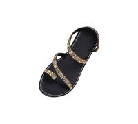 Sandali Infradito Donna Vendita, Sandalo Gioiello Donna, Eleganti Bohemia Piatto Sandaletti Elastici con Cinturino alla Caviglia Scarpe Flip Flop Spiaggia Estivi Sandali e Suola Antiscivolo Ciabatte