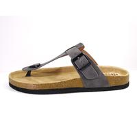 Sandali Infradito Uomo nero grigio SUPERGA fondo morbido pelle NEW estate