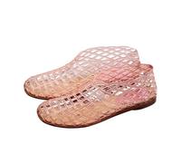 Sandali Jelly Donna Punta Quadrata Slip-On Aperti per Spiaggia | Materiale jelly traspirante per comfort, suola antiscivolo per sicurezza. Perfetti per estate e relax.
