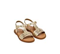 Geox J Karly Girl Sandal, Platinum, 37 EU