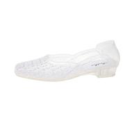 Sandali lussuosi e traspiranti, perfetti per la spiaggia e per tutti i giorni: resistenti all'acqua, con cristalli, comfort senza sforzo e stile versatile. (White-a, 36)