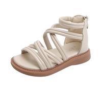 Sandali Mare Bambina Elastico Elegante, Scarpe bagno Distressed Style Sandalo Antiscivolo Casual Scarpe per interni ed esterni