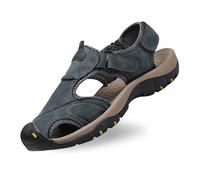 Sandali Mare,Sandali estivi casual da uomo in pelle traspiranti leggeri e comodi per attività all'aperto e passeggiate