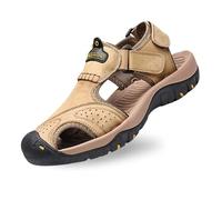 Sandali Mare,Sandali estivi casual da uomo in pelle traspiranti leggeri e comodi per attività all'aperto e passeggiate