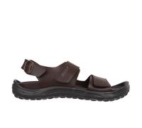 MBT NAGANO Sandali da Uomo in Pelle con Chiusura a Fibbia. Calzature Leggere e Comode per la Primavera Estate Calzature Fisiologiche per Comfort e Stabilità. Sandali da Recupero da Indossare. Marrone