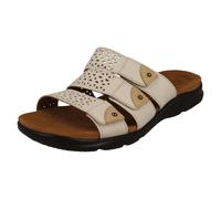 Sandali Mule Regolabili Con Cinghia Dettagliati Laser Clarks Da Donna