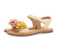 Sandali Multicolor in Pelle con Decorazione A Fiore per Ragazza E Ragazzo SHEGAN
