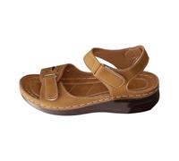 Sandali ortopedici da donna con supporto per arco plantare, comodi, con zeppa, per fascite plantare, vestibilità ampia, cuscino spesso, suola morbida, per attività all'aperto, spiaggia, viaggi