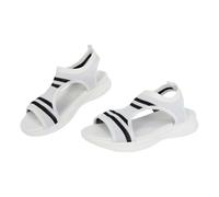 Sandali ortopedici da donna con tacco a zeppa con fibbia leggera sandalo a punta aperta traspiranti comodi sandali bohémien antiscivolo da donna a piedi ortopedici estate sport scarpa, bianco, 42 EU