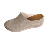 Sandali ortopedici da donna con zeppa UK, sandali estivi con punta chiusa, pantofole da donna a vestibilità larga, scarpe ortopediche con piattaforma ortopedica con supporto per arco plantare