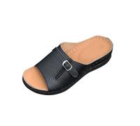 Sandali Ortopedici da Donna Estive Vendita, Sandalo Donna con Supporto per arco Plantare, Cinghia Regolabile Taglia Pantofole Sandali con Plateau e Zeppa Sandaletti Antiscivolo Spessore Suola Scarpe