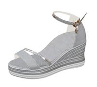 Sandali ortopedici da donna estivi a piedi comfort piattaforma scarpe da spiaggia antiscivolo traspiranti pantofole punta aperta vintage ciabatta donna moda leggera proteggere caviglie con tacco