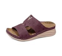 Sandali ortopedici da donna estivi comodi a piattaforma, scarpe da spiaggia a piedi da donna antiscivolo traspiranti Boemia punta aperta sandali con tacco a blocco a buon mercato, Il Vino, 40 EU