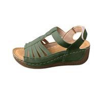 Sandali ortopedici da donna estivi con plantare morbido, eleganti sandali da donna con plateau Romano, comodi sandali da donna, leggeri con zeppa, traspiranti, per il tempo libero per la festa della