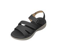 Sandali ortopedici da donna, estivi, da donna, estivi, eleganti, moderni, estivi, sandali da donna, comodi, traspiranti, per il tempo libero, Nero , 39 EU