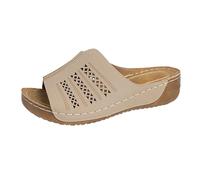 Sandali Ortopedici Donna Eleganti Ciabatte Zeppa Leggeri Antiscivolo Infradito Supporto Arco Plantare Estive Morbido Sandalo Bassi Scarpe Estive Spiaggia Piscina Comodi Pantofole Casa Moda Estate