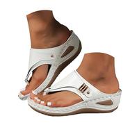 Sandali Ortopedici Donna in Pelle Fiorentina - Infradito Plateau 3cm per Trekking, Punta Aperta Antiscivolo UNI EN 20347:2023, Calzature Spiaggia e Città con Tecnologia VentoFlow® e Design Nu-Pieds