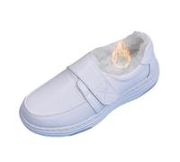 Sandali Ortopedici Regolabili Caldi Bianchi Morbidi da Donna per Camminare E per L'assistenza Infermieristica, Scarpe Basse Ospedaliere Antiscivolo Lavabili Anti-affaticamento(Pink-White,36 EU)