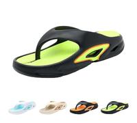 Sandali ortopedici, sandali sportivi da spiaggia/piscina, comodi infradito estive con solette spesse, non slip Cool Drag, Summer Soles, comodi sandali di supporto Arch, verde, 44 EU