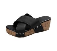 Sandali Ortopedico Donna Supporto De Voûte Plantaire Bout Aperto Pantofole a Plataforme D'été Antiscivolanti Scarpe Respiratrici Sandali Donna Tendenza Plage Printemps Mignonnes Sexy Travail Bureau