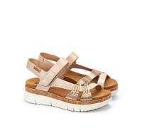 Pikolinos Sandali in Pelle Bronze Palm - Altezza Zeppa 4,5 cm