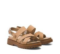 Sandali pelle Clairmont Way Cross Strap Beige 39