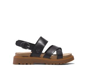 Sandali pelle Clairmont Way Cross Strap Nero 40