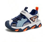 Sandali per bambini, nuovi sandali estivi per ragazzi e ragazze, stile scolastico/campus, suola antiscivolo, traspiranti, leggeri, con design a strappo, adatti per esterni, parchi gioco, piscina, prot