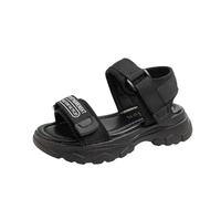 Sandali per bambini per ragazze 2026 Comodi Sandali per Bambini Con Suola Spessa E Cinghie Per La Vita Di Tutti I Giorni E Le Avventure In Spiaggia Estate Casual Estate Scarpe Estate, Nero , 33.5 EU